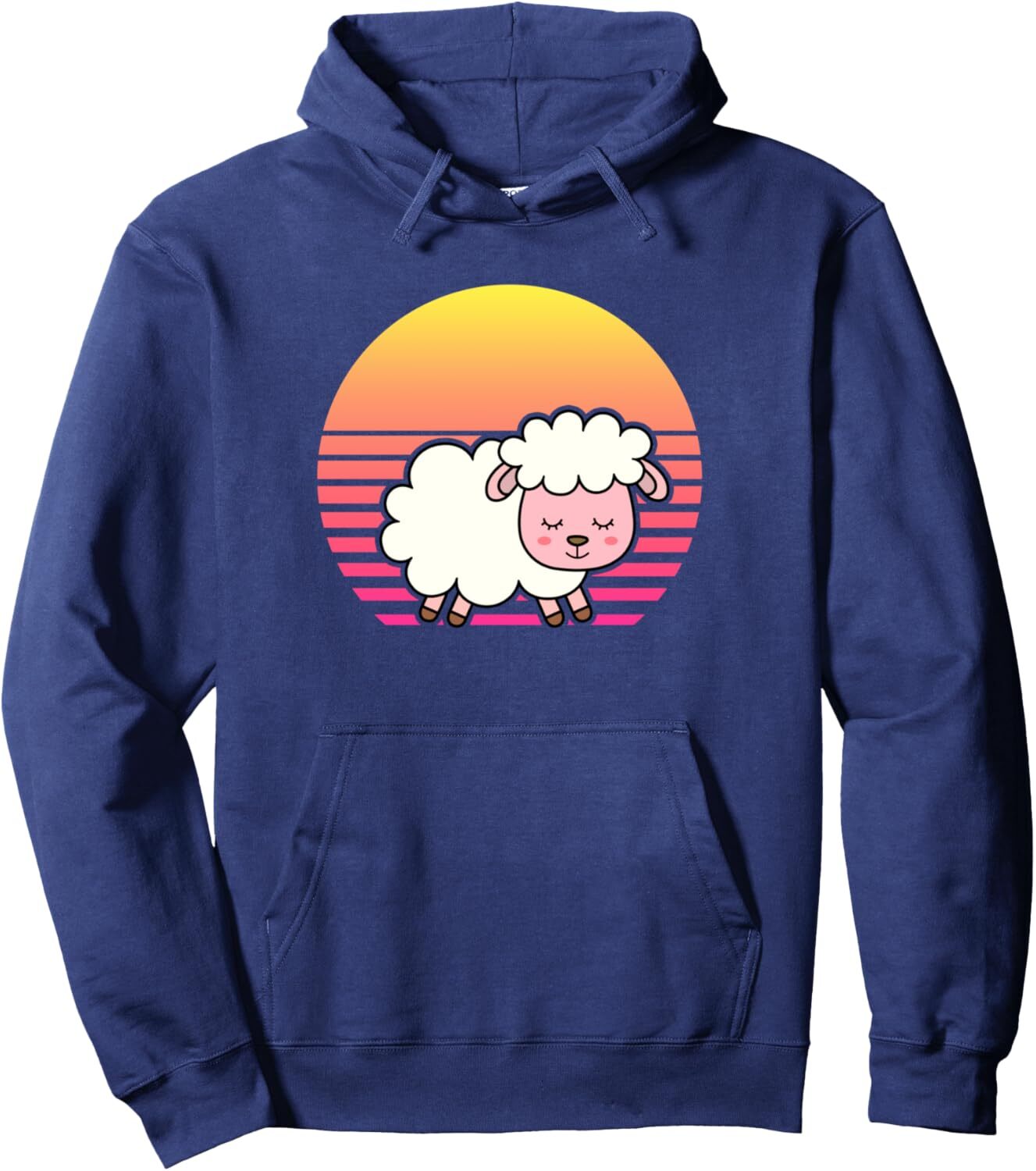 Hoodie for Mens Womens Vintage Retro Sheep, Sheep Lamb Farmer Pullover Hoodie Graphic Hoodies sweatshirt cool fashion