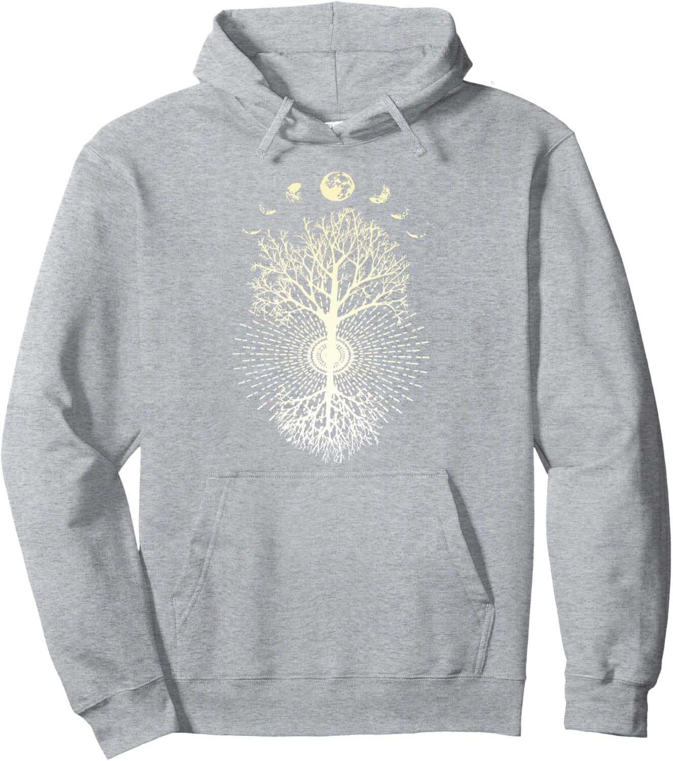 Hoodie for Mens Womens Phases of the Moon Tree of Life Pullover Hoodie Graphic Hoodies sweatshirt cool