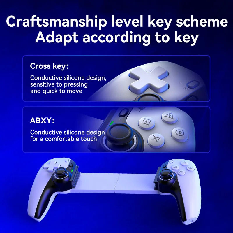 D9 Mobile Phone Stretching Game Controller Wireless Bluetooth PC Tablet For SwitchPS3 Dual Hall Somatosensory 240418 - view 7
