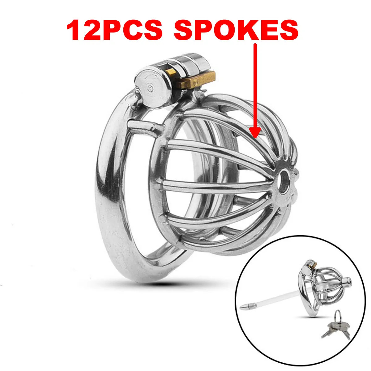 Metal Chastity Cage Male 2 Type Cock Penis Ring Slave Bondage SM Sissy Gay Devices Adult Sex Toys For Men 240423