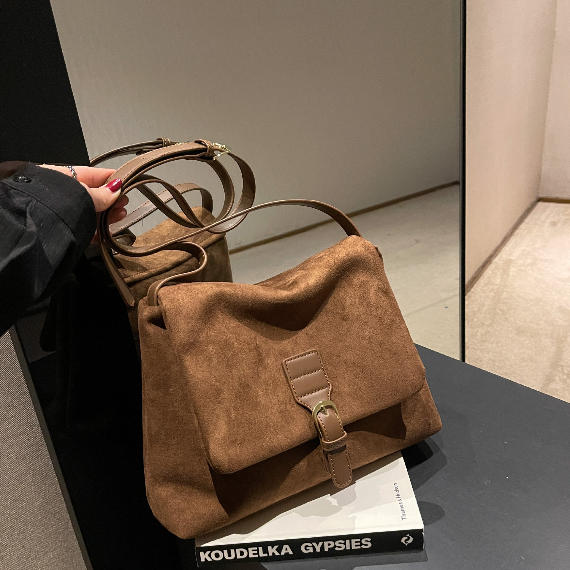 Winter Style Armpit New Frosted Shoulder Crossbody Bag Large Capacity Designer Bags Handbags Women