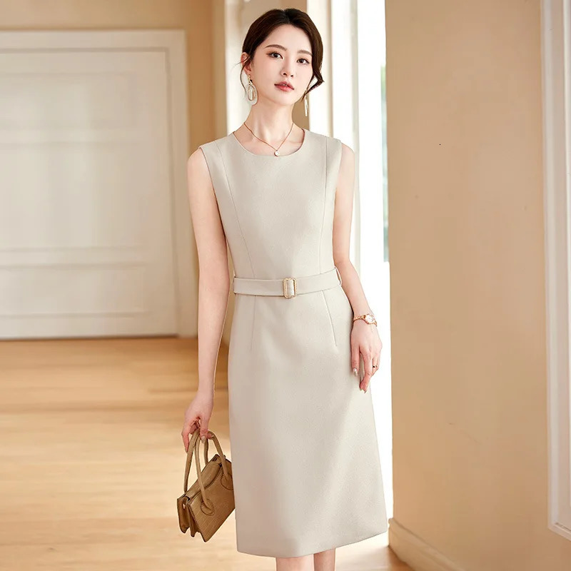 Autumn Winter Women Fashion Suits Apricot Pink Office Lady Long Sleeve Blazers Short Coat And Knee Length Dress Two Piece Sets 241129