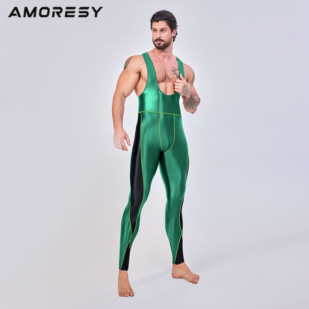 AMORESY Leonidas Series Suspender Backless Cycg Sports Tights Nine-Point Pants