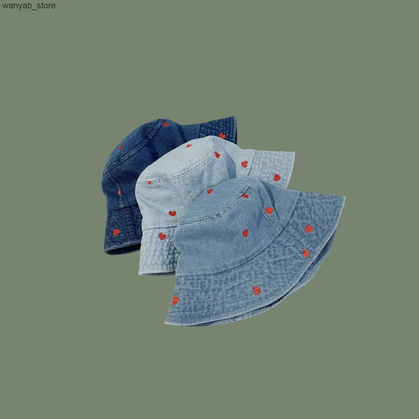 Wide Brim Hats Bucket Washed Denim Hat Women Fishermans Unisex Bob Caps Hip Hop Gorros Men Panama Windproof Outdoor L240910 L0910