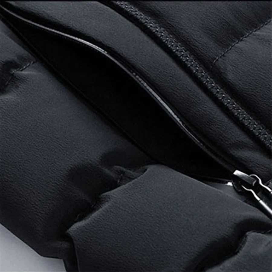 Men's Down Parkas 2024 Winter Mens Vest Sleeveless Hooded Jacket Casual Warm Coat Male Cotton Padded Men Waistcoat Clothing Oversize 6XL z241129
