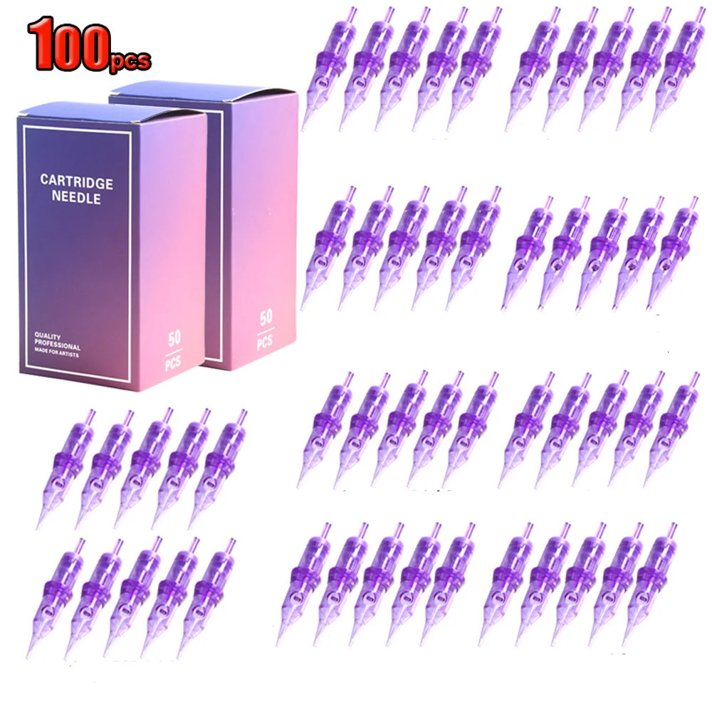 100pcs Mixed Cartridge Needles Original Pro Safety Tattoo Needles 3RL5RL7RL9RL5RS7RS9RS9RM11RM7M1 Tattoo Accessories 240422