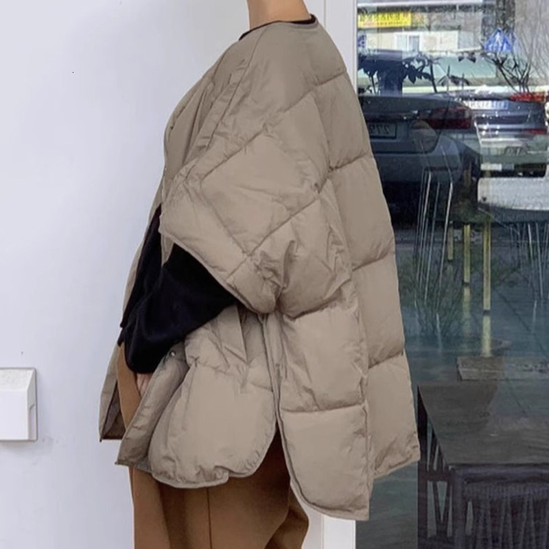 Sleeveless O-Neck Loose All-Match Single Breasted Cotton Waistcoats Thick And Warm Women Winter Vest 2024 Autumn 16O2616