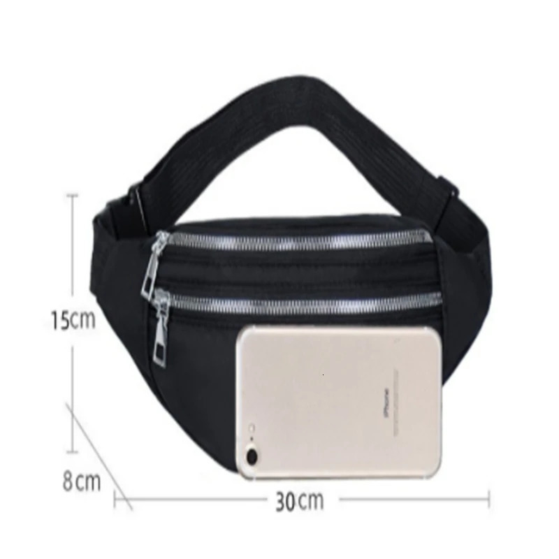 Waist Bag Women Men Waterproof Pocket Fashion Casual Chest Handbag Unisex Sports Travel Purse Plaid Pack Belly Bags Case 241115