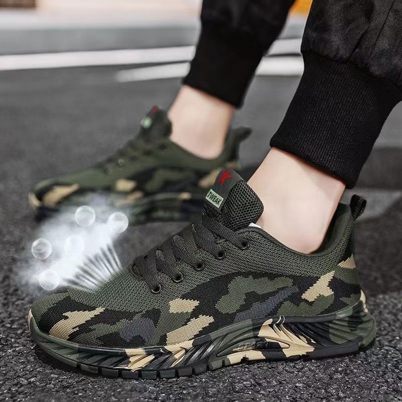 Summer new mesh sports casual camouflage military comfortable breathable wear-resistant training shoes 4544 f2f