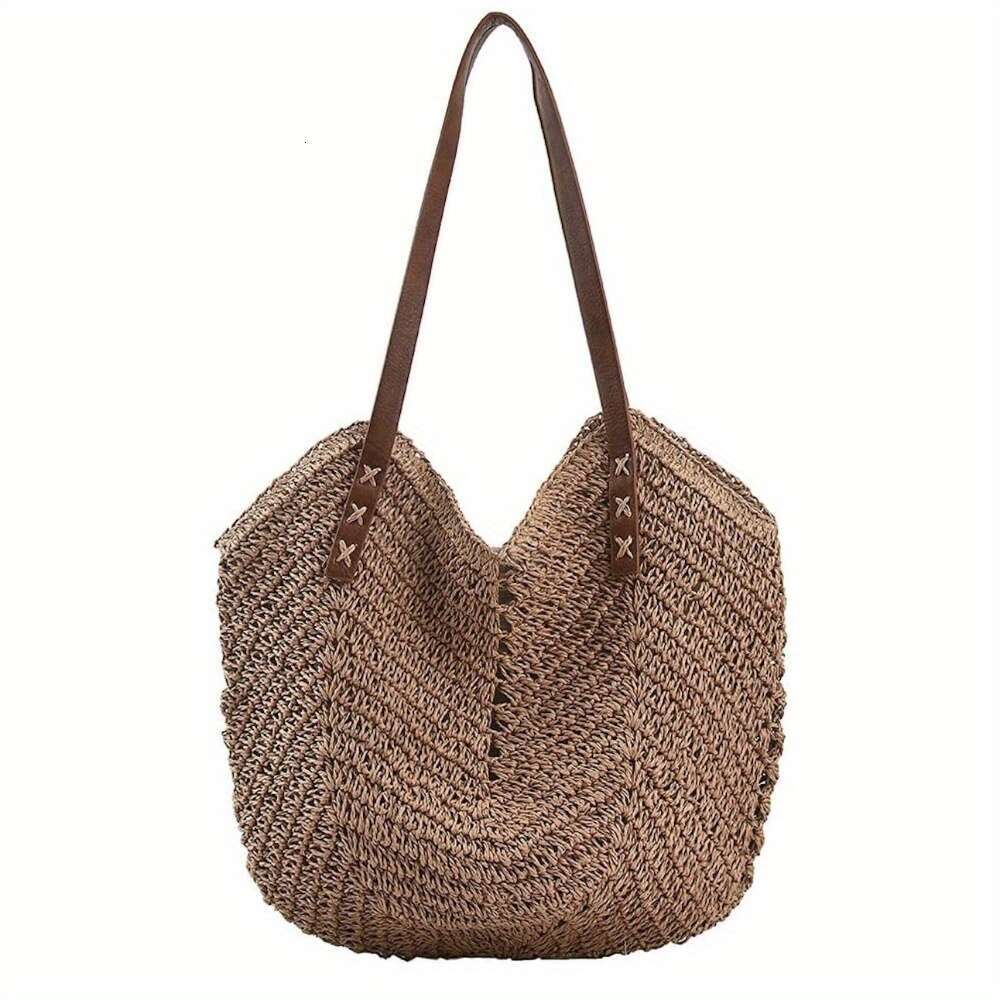 Beach Summer Hot Shoulder Bag - Soft Woven Fabric Handbag For Vacation -