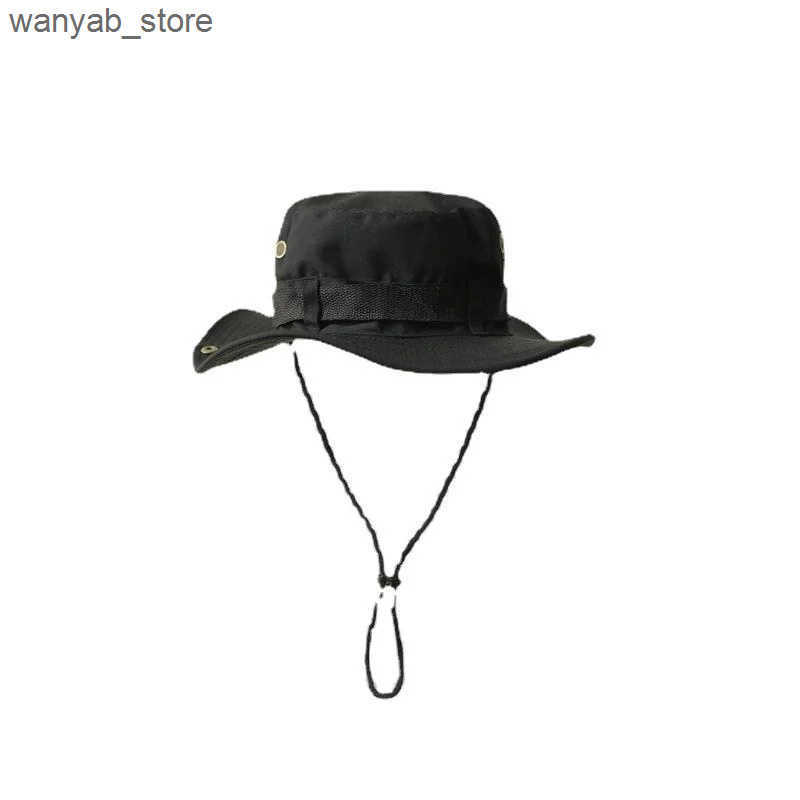 Wide Brim Hats Bucket Hats Sun Hats for Men Outdoor Fishing Cap Wide Brim Anti-UV Protection Women Bucket Hat Summer Hiking Fisherman Caps L240910