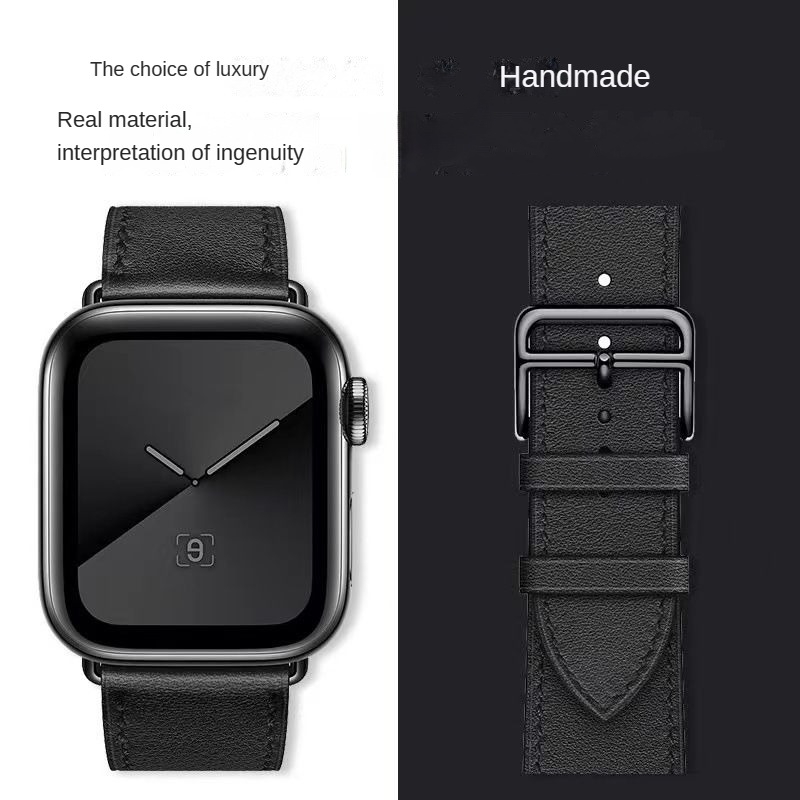 For Apple strap iWATCH 7/6/5/SE hand-made leather Apple Watch band