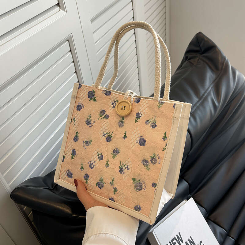 Wholesale Student Versatile Portable Lunch Boxes, Bento Women's Korean Version, Western-Style Outdoor Small Bags, Fashionable Quality, Classic B1