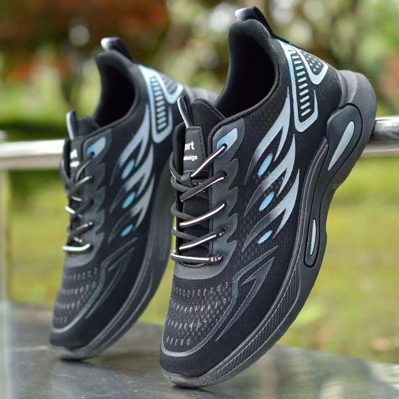 And Ddmysports Spring Autumn New Mesh Black Sports Soft Sole Breathable Outdoor Casual Running Shoes GAI