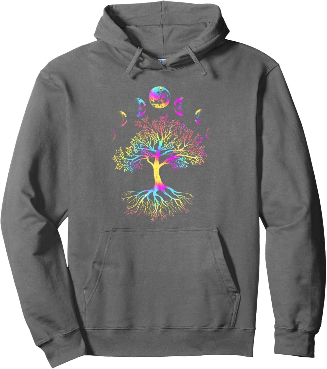 Hoodie for Mens Womens Moon Phases Tree of Life Pullover Hoodie Graphic Hoodies sweatshirt Fashionable and cute