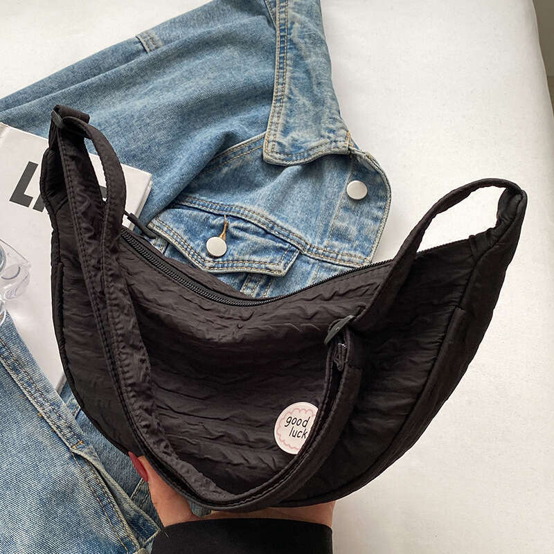 Cute And Versatile Niche Canvas Small Bag For Women, New Women's Korean Version Crossbody Single Shoulder Dumpg Bag, Fashionable Quality Classic