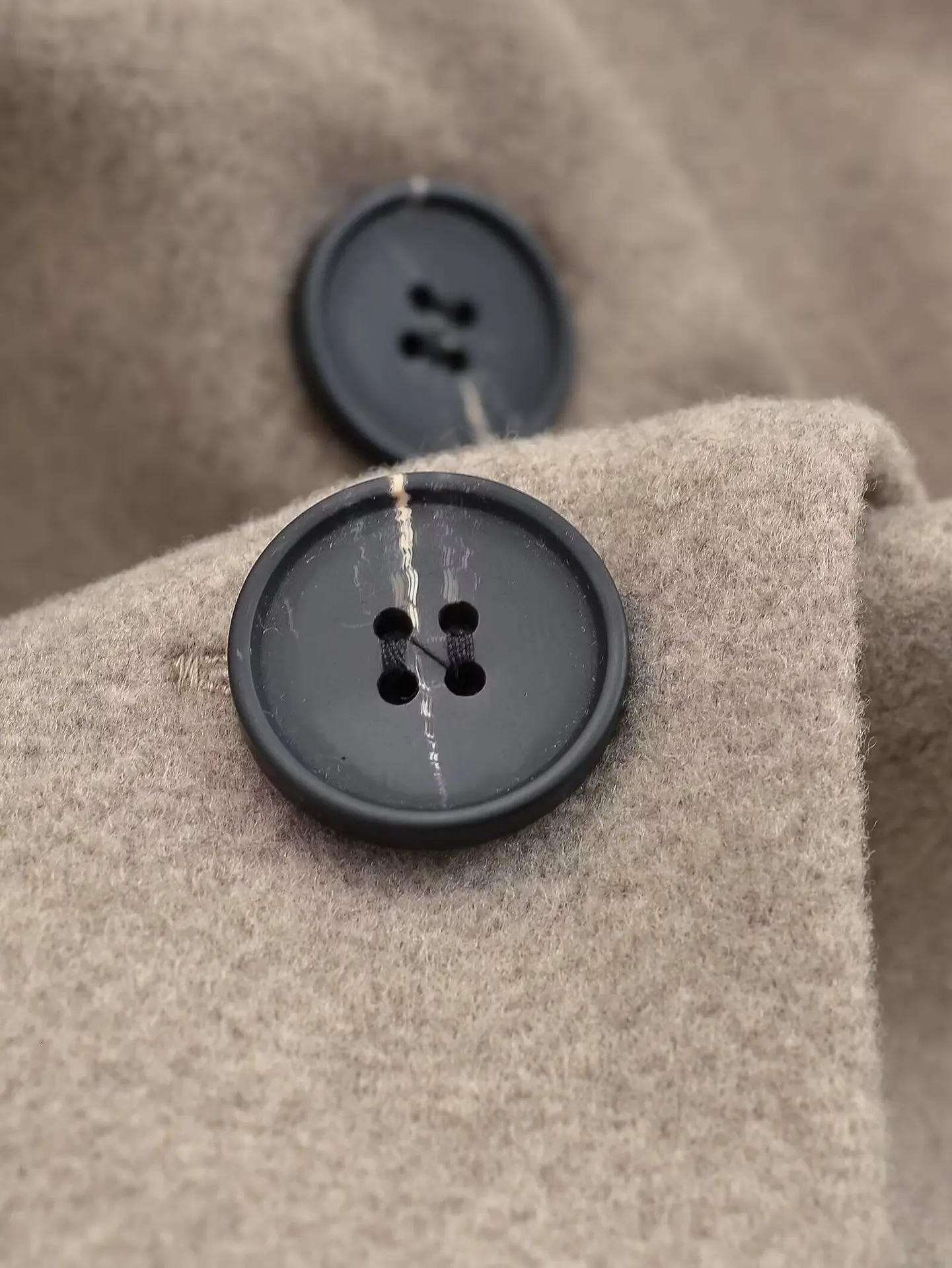 Elegant Double Breasted Short Woolen Coat Fashionable and Simple Commuting Style Womens 241121