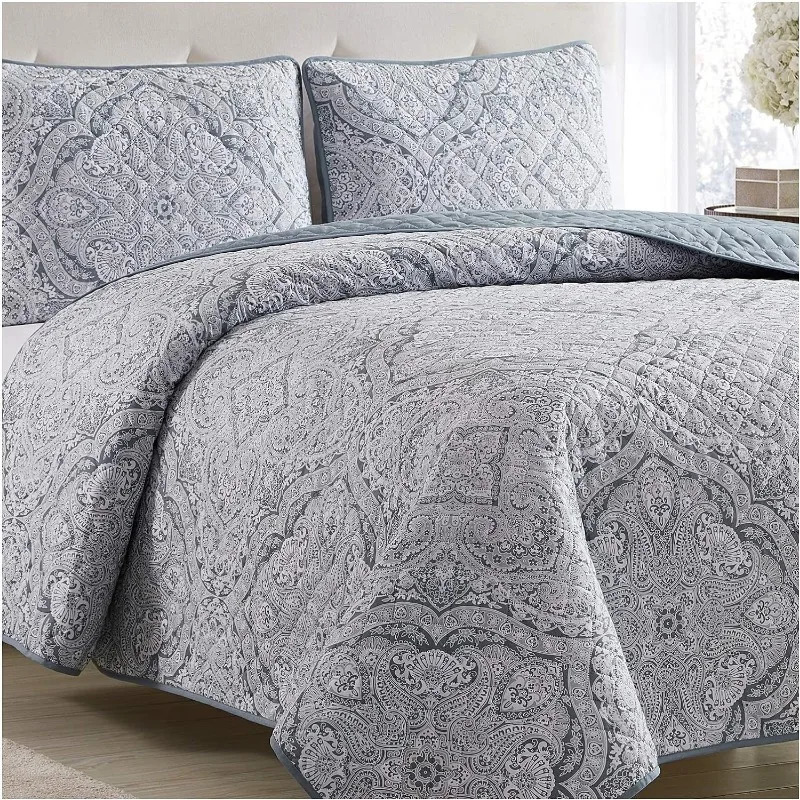 Bedspread Coverlet Set Bedding Cover with Shams 3 Piece Oversized Quilt Bedspreads Coverlets 240424