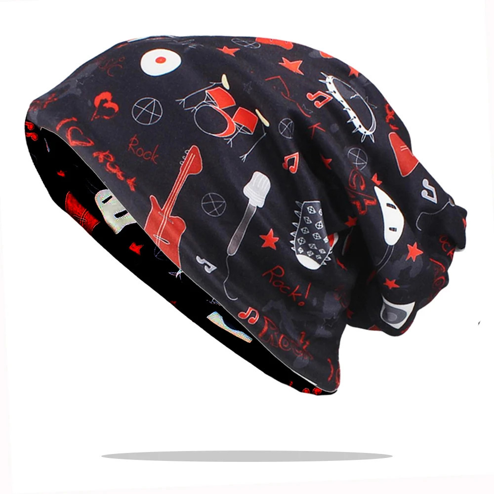 Multifunction Women Winter Autumn Hat Classical Teenager Adult Men Thin Scarf Girl Skullies Beanies Vintage Cap S11X01 241125