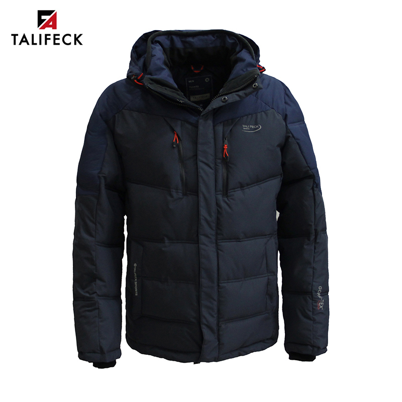 TALIFECK Men Winter Jacket High Quality Padded Quiltd Coat Patchwork Cotton Parkas Homme European Size Clothes 241126