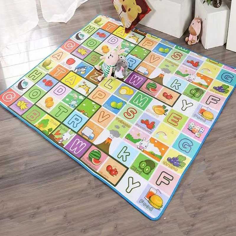 Baby Crawling Puzzle Play Mat Blue Ocean Playmat EVA Foam Kids Gift Toy Children Carpet Outdoor Play Soft Floor Gym Rug 240423