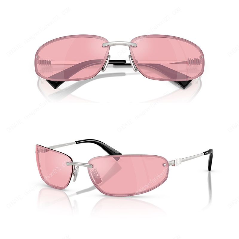 Luxury electroplated metal frameless quality sunglasses for women fashion new style A05 outdoor sunshade travel UV protection designer sunglasses original box