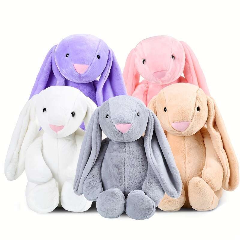 1Pc Rabbit 11.8Inch/30Cm Long Ear Toy Rabbit Plush Fluffy Stuffed Doll Animal Pillow Plush For Valentine' Day Eater DayGifts