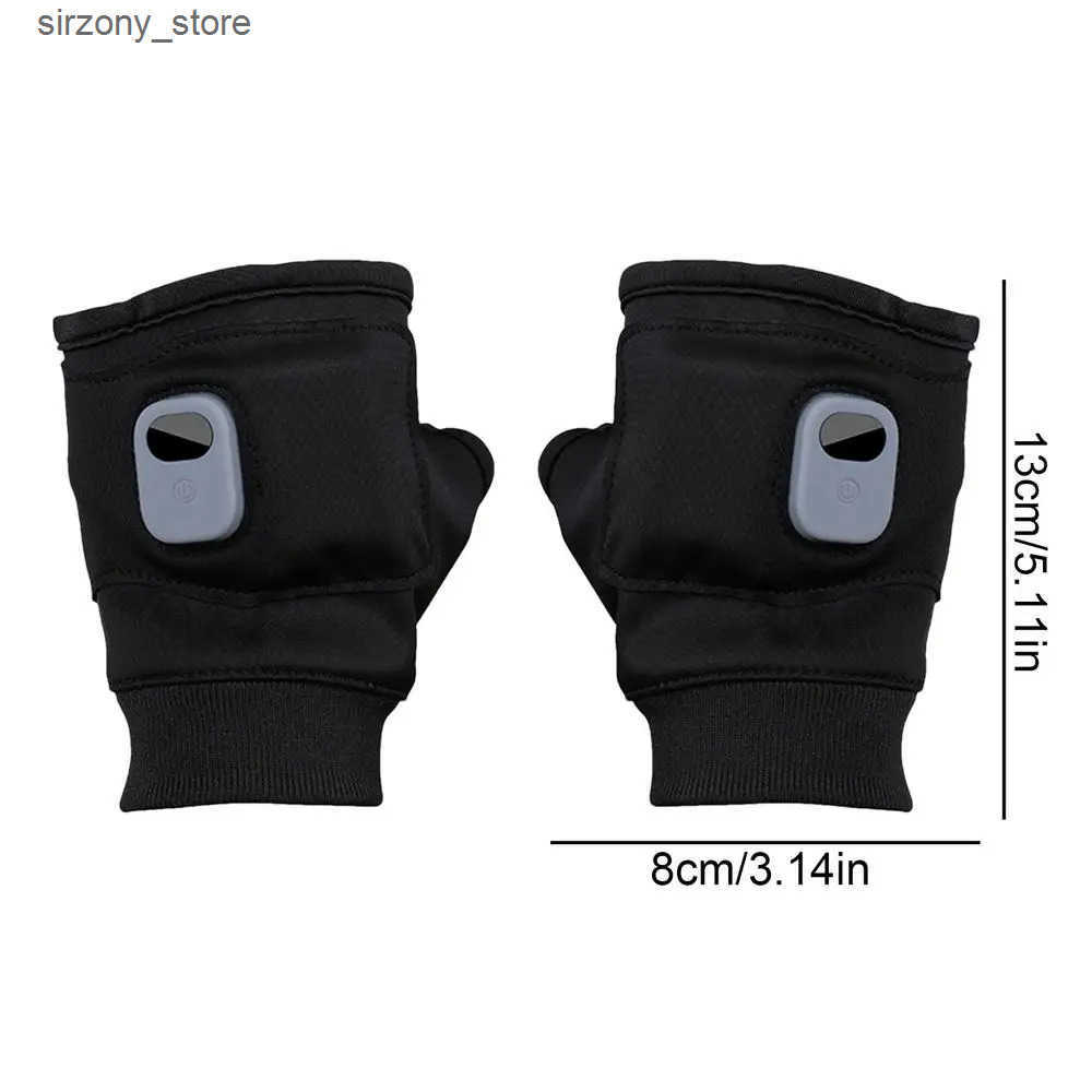 Mittens Comfort Warm Gloves Electric Winter Heating USB Rechargeable Smart Warm Winter Gloves For Skiing Cold Weather Driving Hiking J241130