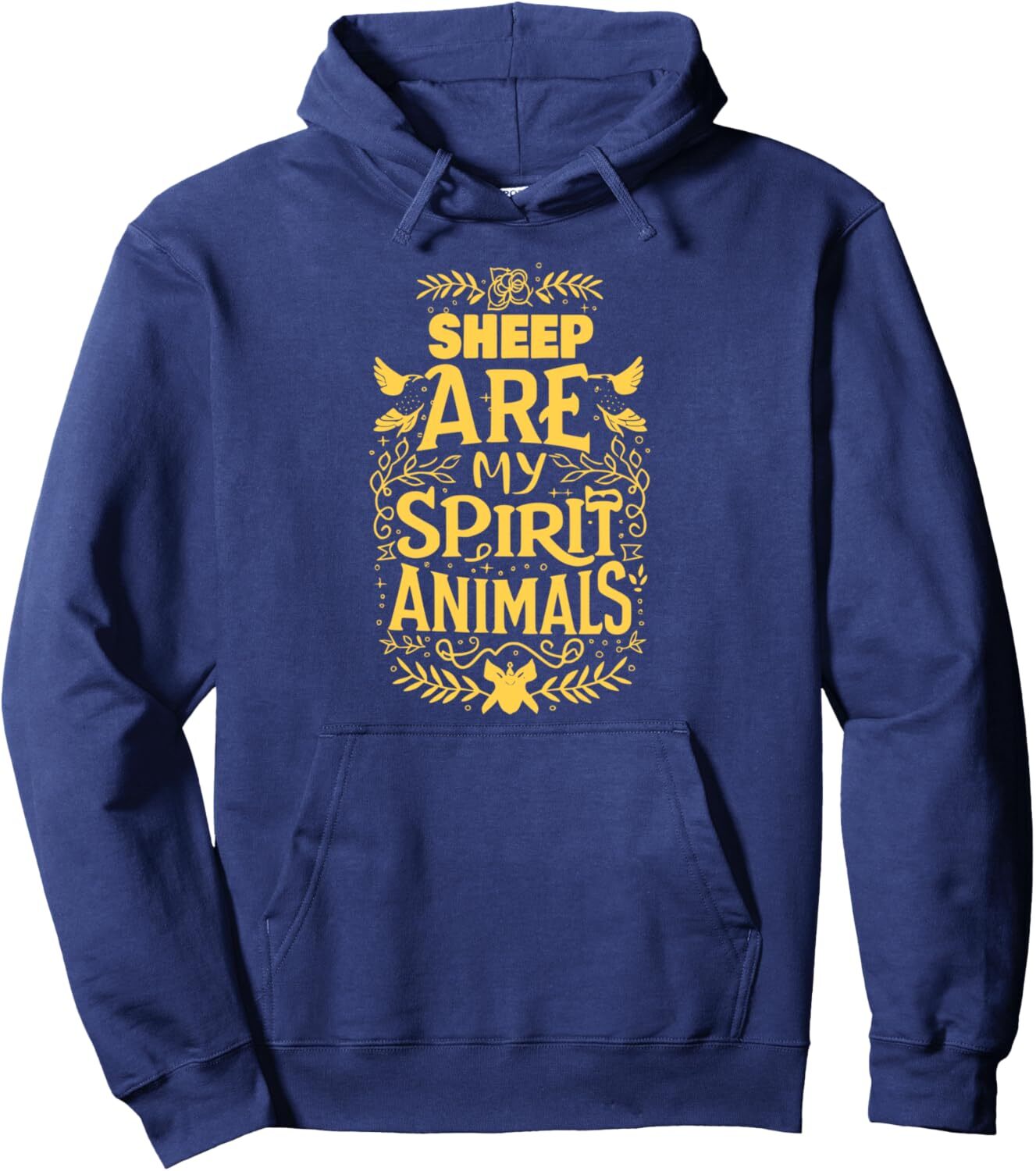 Hoodie for Mens Womens Sheep Are My Spirit Animals Pullover Hoodie Graphic Hoodies sweatshirt