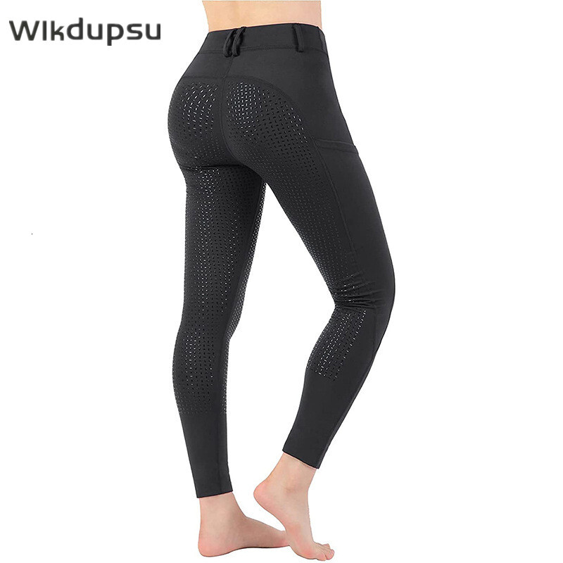Breeches Leggings Horse Pants Women Equestrian Anti Slip Silicone Sport Training Horseback Riding Tight Clothes Equipment