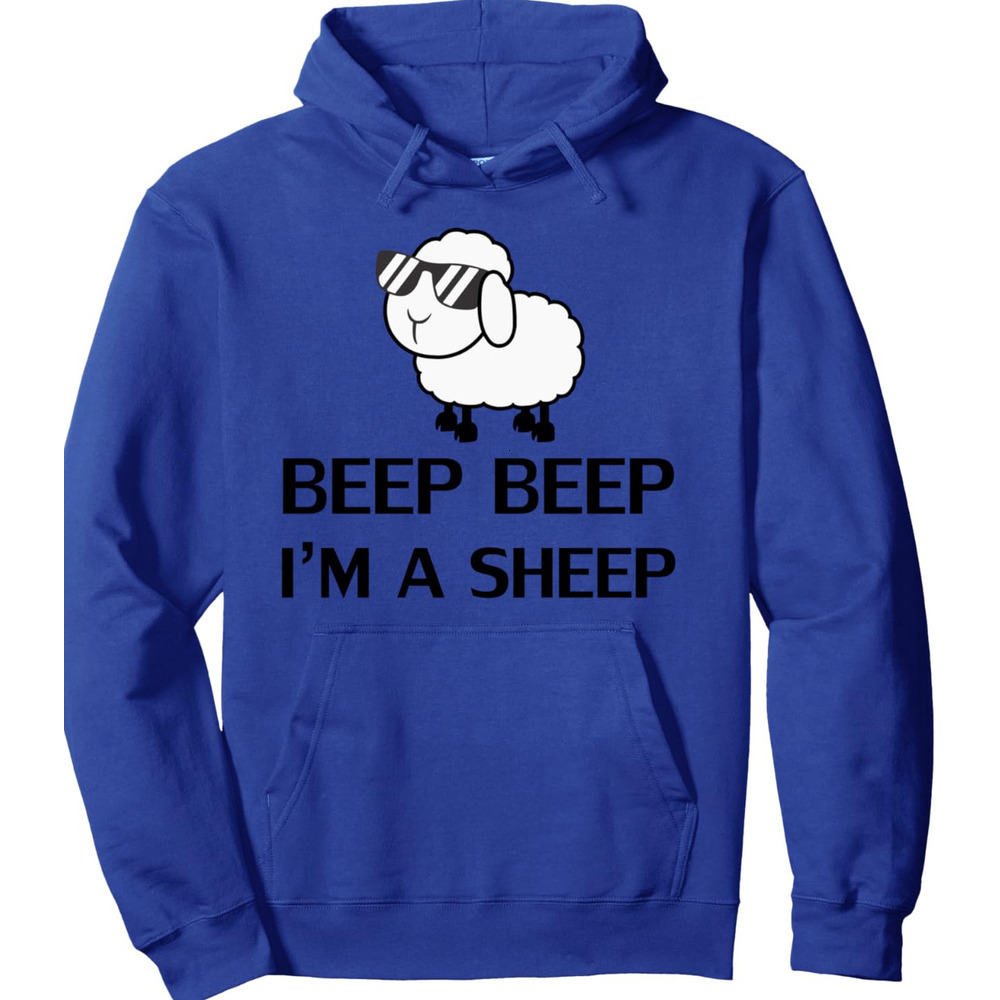 Hoodie for Mens Womens Beep Beep Im A Sheep Shirt Funny Farm Animal Novelty Gift Pullover fashion Hoodie Graphic Hoodies sweatshirt