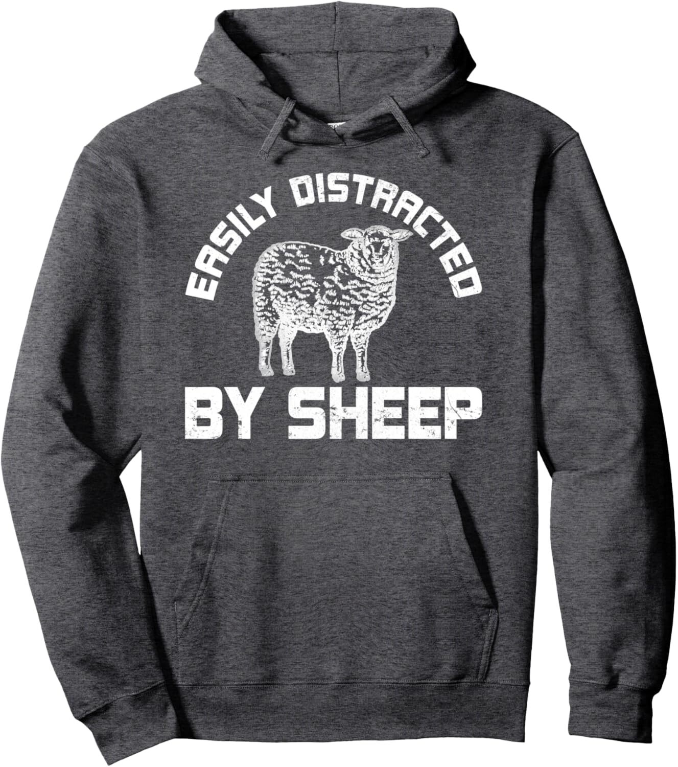 Hoodie for Mens Womens Farm Animal Vintage Gift Easily Distracted By Sheep Pullover Hoodie Graphic Hoodies sweatshirt