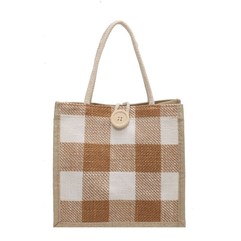 Handbag, Versatile For Women's Outings, Jute Vintage En Shopping Bag, And Souvenir Bag