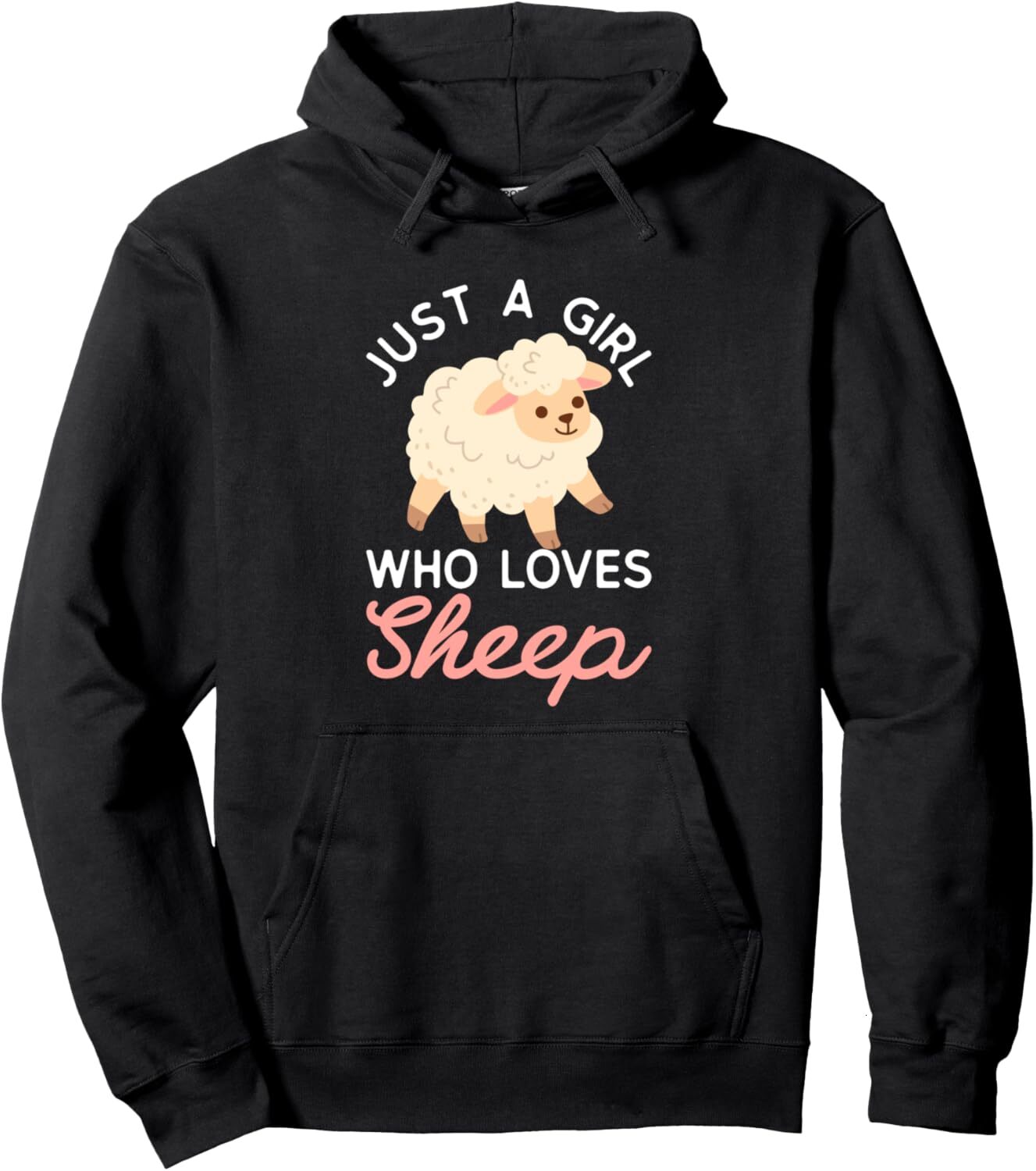 Hoodie for Mens Womens Just a girl who loves Sheep Cute Sheep Design Pullover Hoodie Graphic Hoodies sweatshirt cool
