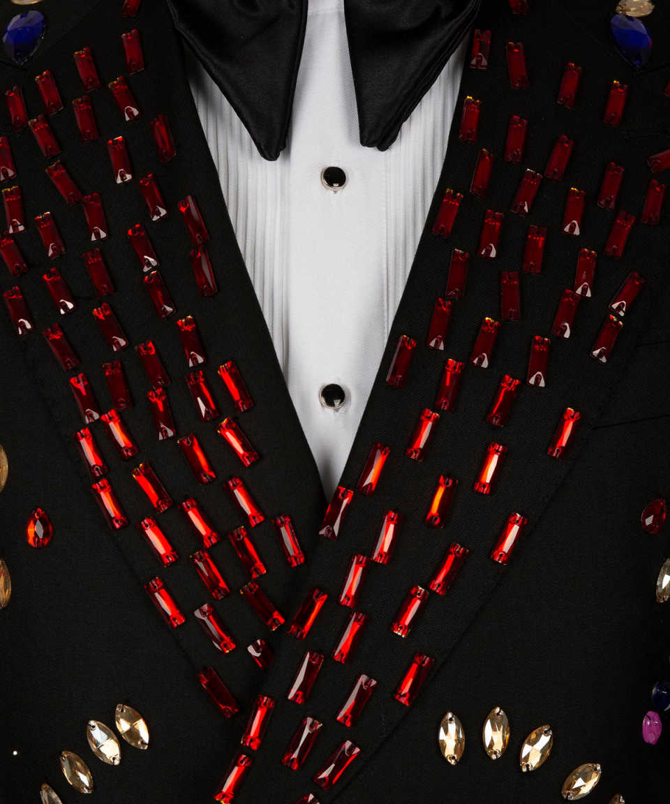 Luxury Men Suits Beaded Rhinestone Two Piece Sets Pants Jacket Peaked Lapel Wedding Tuxedos Double Breasted Business Formal Wedding Suit For Groom Cus