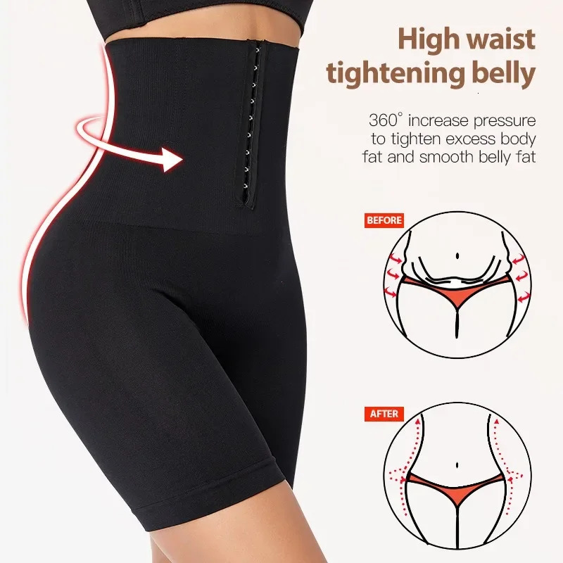 High Waist Flat Belly Belt Stretch Shapewear Sheath Slimming Panties Abdomen Control Women Body Shaper Modeling Straps 241121