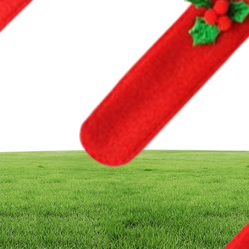 Xmas Party Favors Santa Claus Slap Bracelet Christmas Reindeer Wrist Band Bangle festive event kids adults Gift red6246570