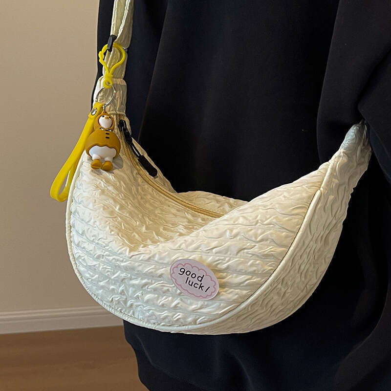 Cute And Versatile Niche Canvas Small Bag For Women, New Women's Korean Version Crossbody Single Shoulder Dumpg Bag, Fashionable Quality Classic 