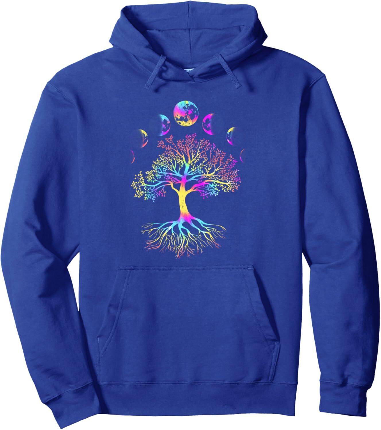 Hoodie for Mens Womens Moon Phases Tree of Life Pullover Hoodie Graphic Hoodies sweatshirt Fashionable and cute