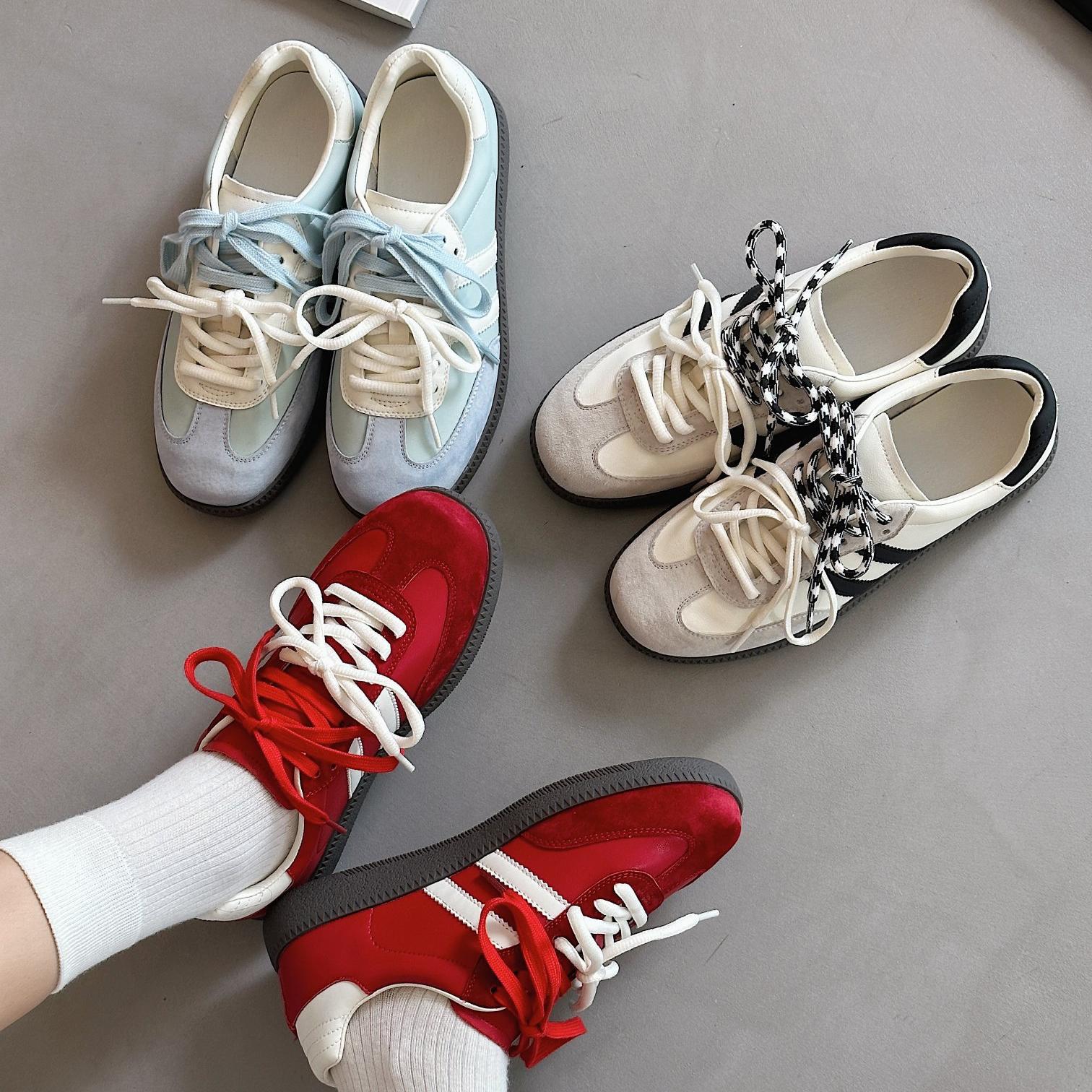 Free shipping Sneakers College Style Women Shoes Vulcanize Light Casual Designer Comfortable Lace-up