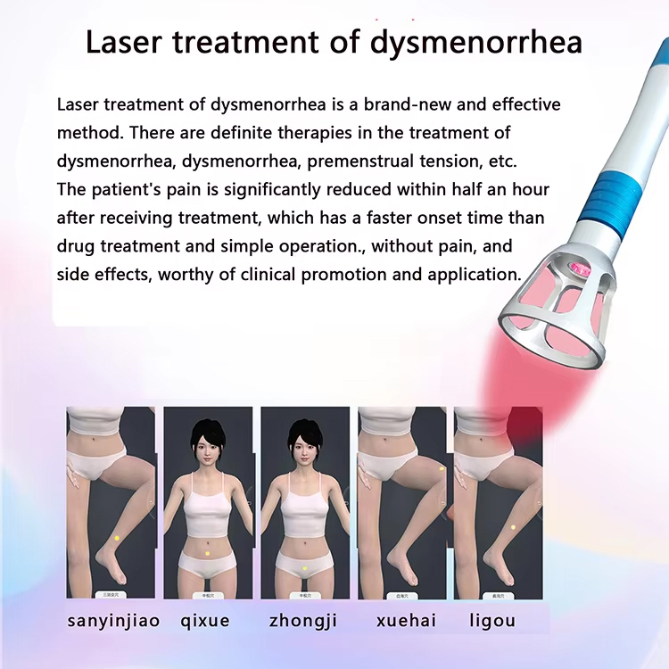 Desktop Physiotherapy 30W 980nm Diode Laser Body Rehabilitation Dysmenorrhea Treatment Body Muscle Joint Tendon Pain Relief Laser Therapy Machine