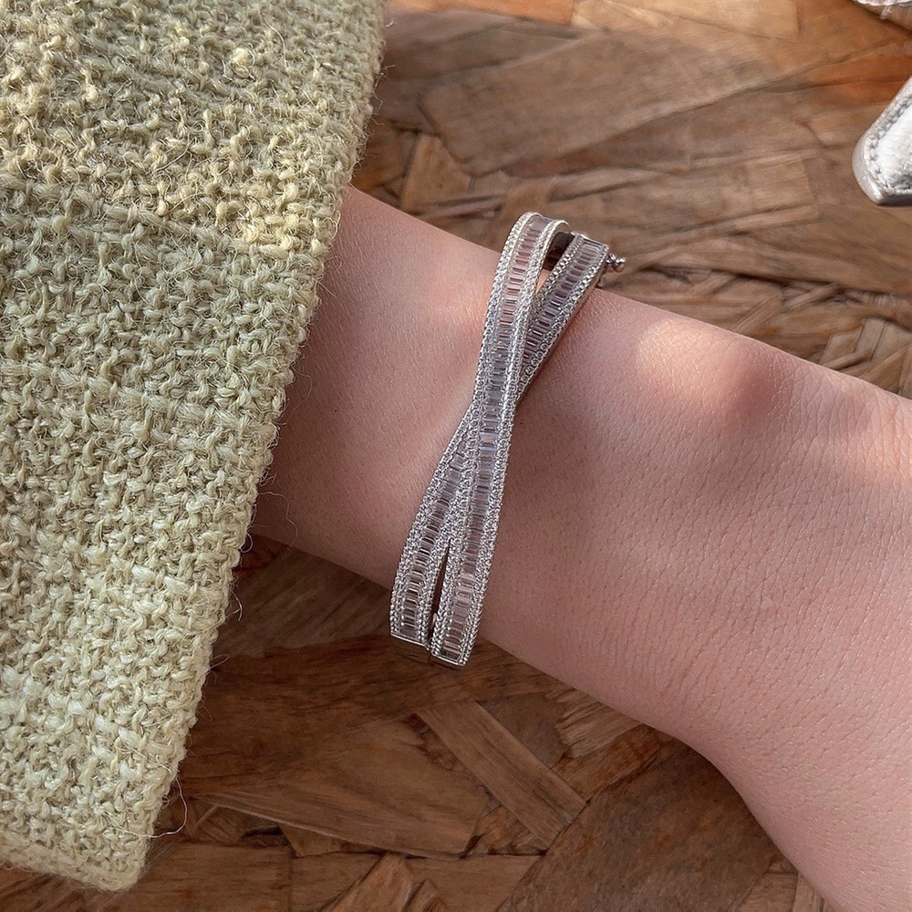 Choucong Creative Design Sparkling Luxury Jewelry 18K Rose Gold Fill Princess Cut White 5A Cubic Zircon CZ Diamond Gemstones Party Women Wedding Cross