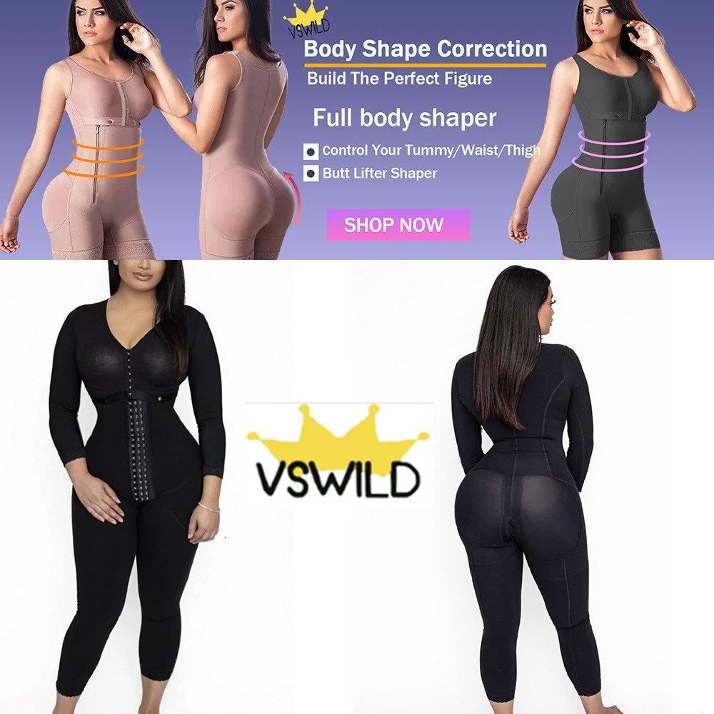 Fas Women Postpartum Body Shaping Liposuction Post Tight Clothes Hook Eyes Weight Loss High Waist Flat Abdomen