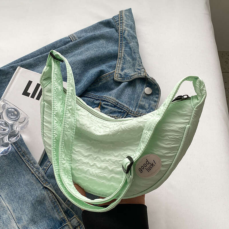 Cute And Versatile Niche Canvas Small Bag For Women, New Women's Korean Version Crossbody Single Shoulder Dumpg Bag, Fashionable Quality Classic