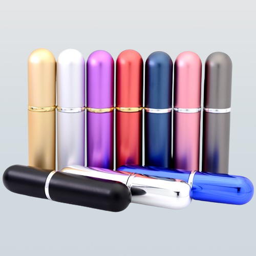 5ml Travel Mini Aluminum Refillable Perfume Bottle Spray Empty Atomizer Scent Pump Case Liquid Storage Holder Cosmetic Container1073467