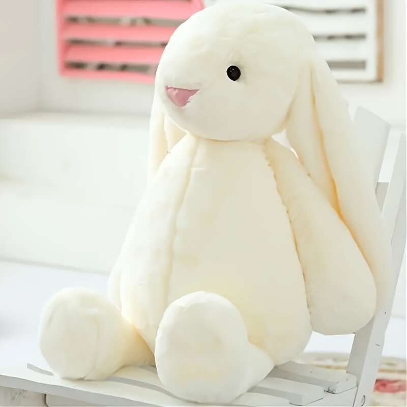 1Pc Rabbit 11.8Inch/30Cm Long Ear Toy Rabbit Plush Fluffy Stuffed Doll Animal Pillow Plush For Valentine' Day Eater DayGifts
