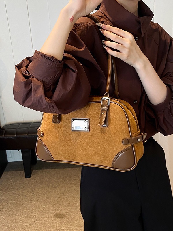 This Year's Popular Large Capacity Autumn/winter New Frosted Women's Single Shoulder Pillow Bag Designer Bags Handbags Women