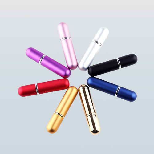 5ml Travel Mini Aluminum Refillable Perfume Bottle Spray Empty Atomizer Scent Pump Case Liquid Storage Holder Cosmetic Container1073467