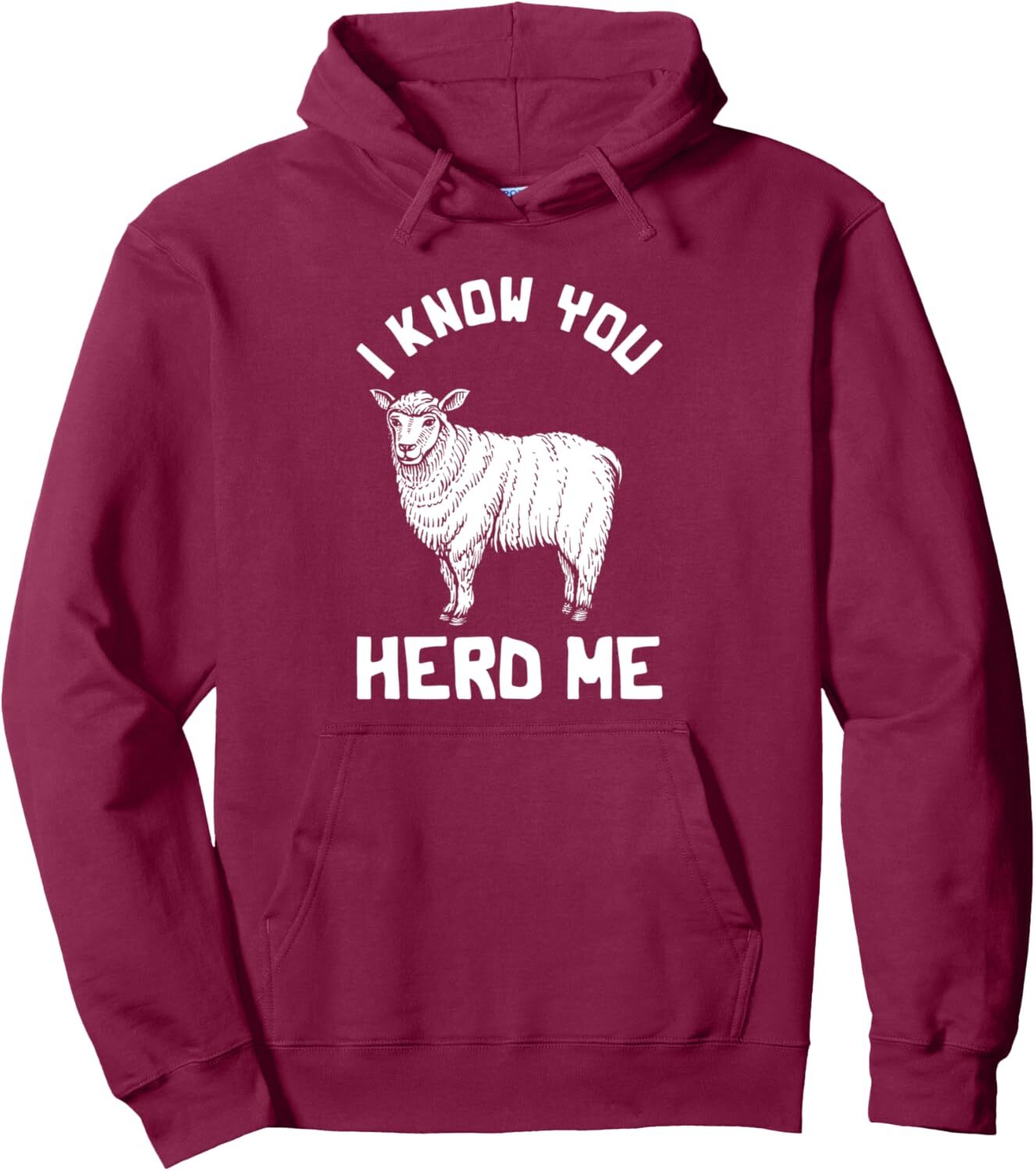 Hoodie for Mens Womens Funny Sheep Design I know you Herd Me Sheep Lovers Pullover Hoodie Graphic Hoodies sweatshirt Fashionable and atmospheric