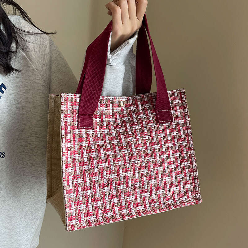 Small Handbag Women, High-End Versatile For Commuting In Autumn And Winter, Large Capacity Tote Bag, Red Souvenir Bag